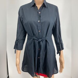 Tommy Bahama Black Button Down Shirt